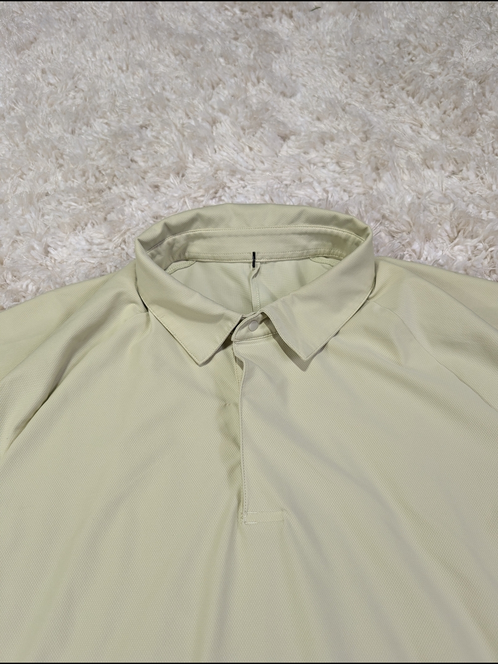 lululemon athletica Men's Polo - Pale Cream